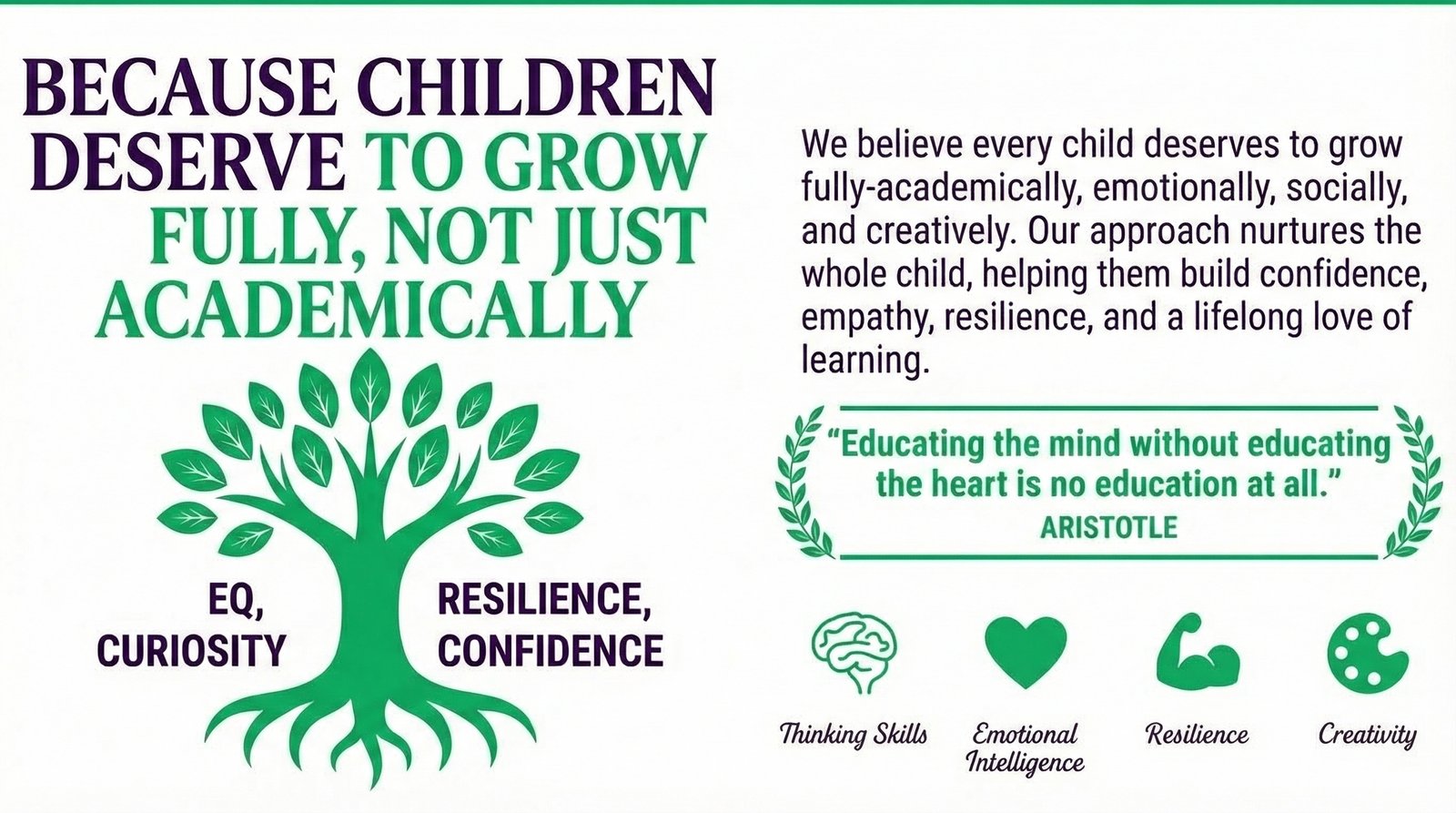 Wholistic Growth - Because Children Deserve to Grow Fully